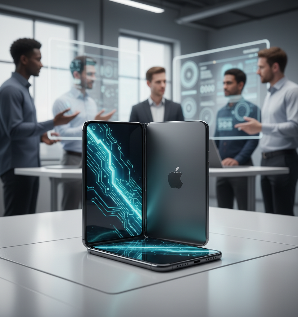 Apple's Foldable iPhone Could Debut Sooner: Industry Buzz Suggests Accelerated Launch — AI-generated illustration