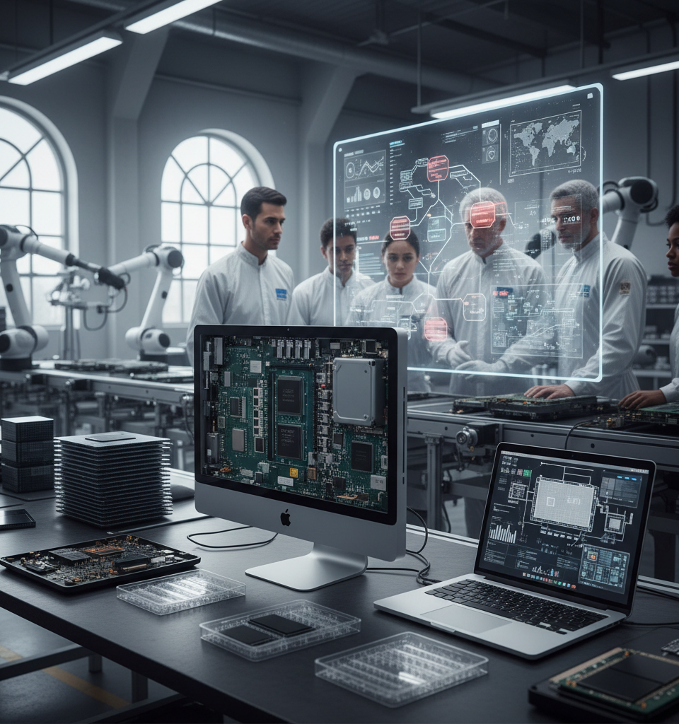 Apple's Mac Studio and MacBook Pro Refreshes Face Potential Delays Amid Global Memory Shortage — AI-generated illustration