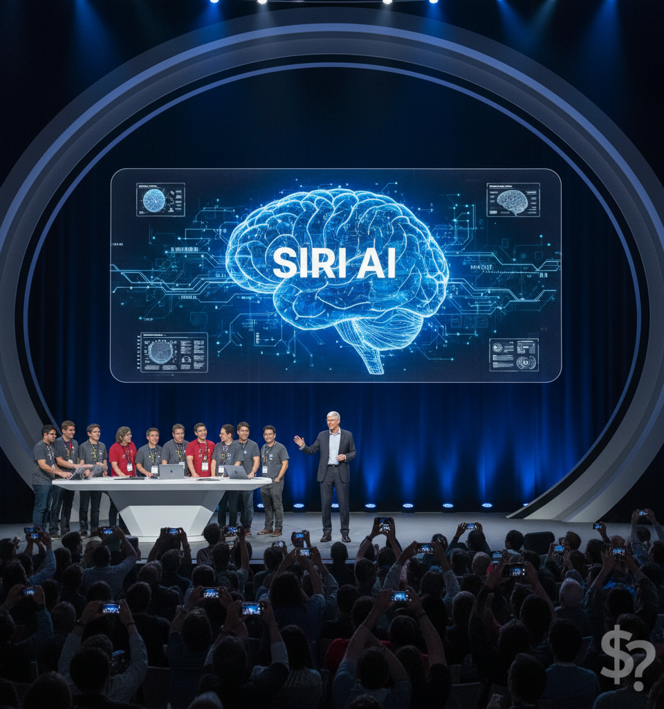 Apple's Revamped Siri: A Potential Costly Move in the AI Race? — AI-generated illustration