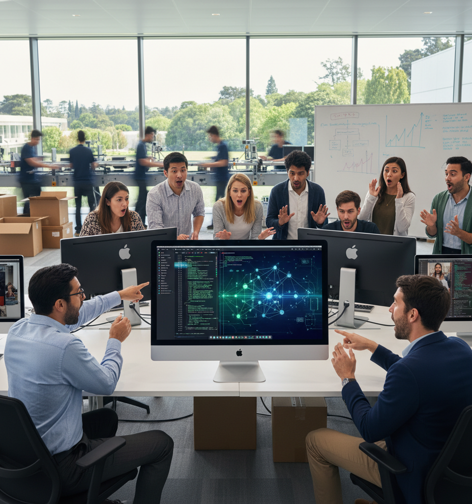 Apple Stunned by Mac AI Demand, Projects Supply Constraints Amid Surge — AI-generated illustration