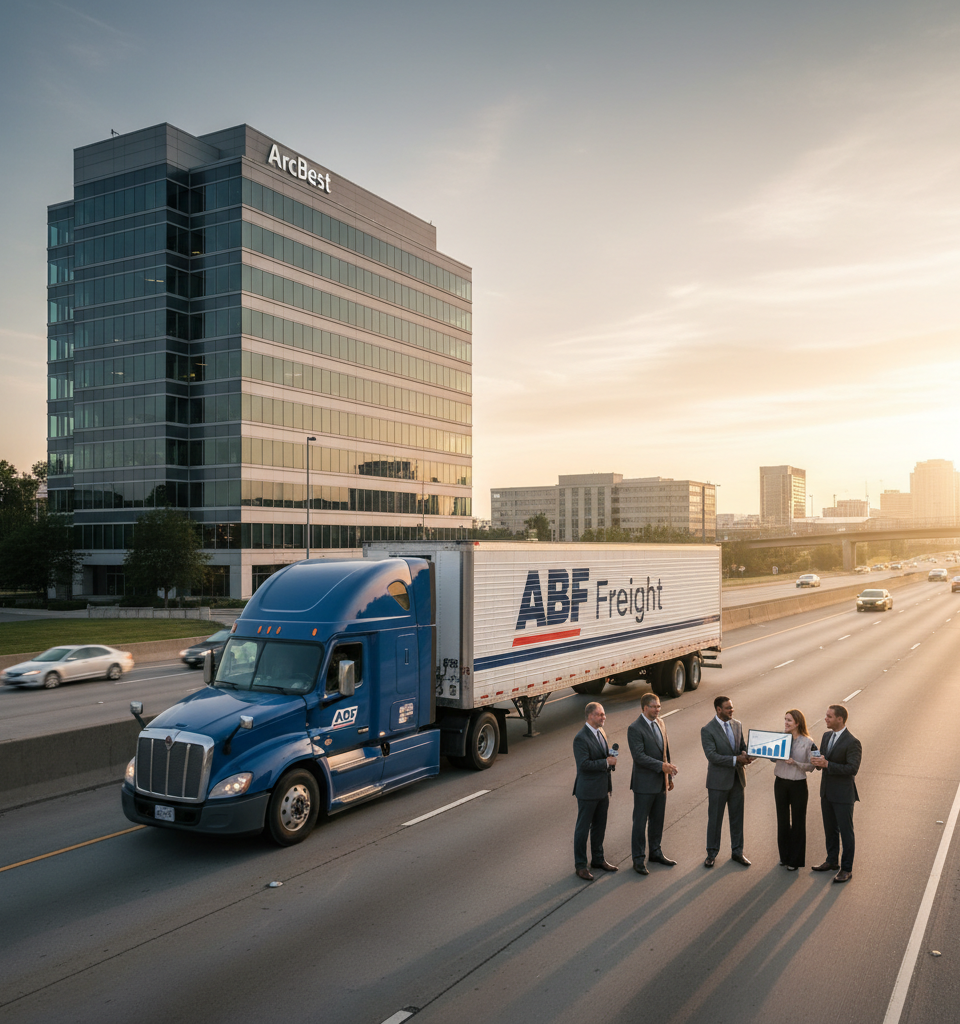 ArcBest and ABF Freight Announce Atypical Q2 Rate Hike of 5.9% — AI-generated illustration