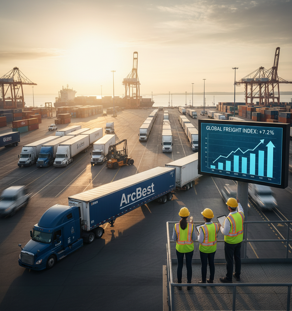 ArcBest Navigates Market Inflection: Carriers Gain Leverage Amid Positive Trends — AI-generated illustration
