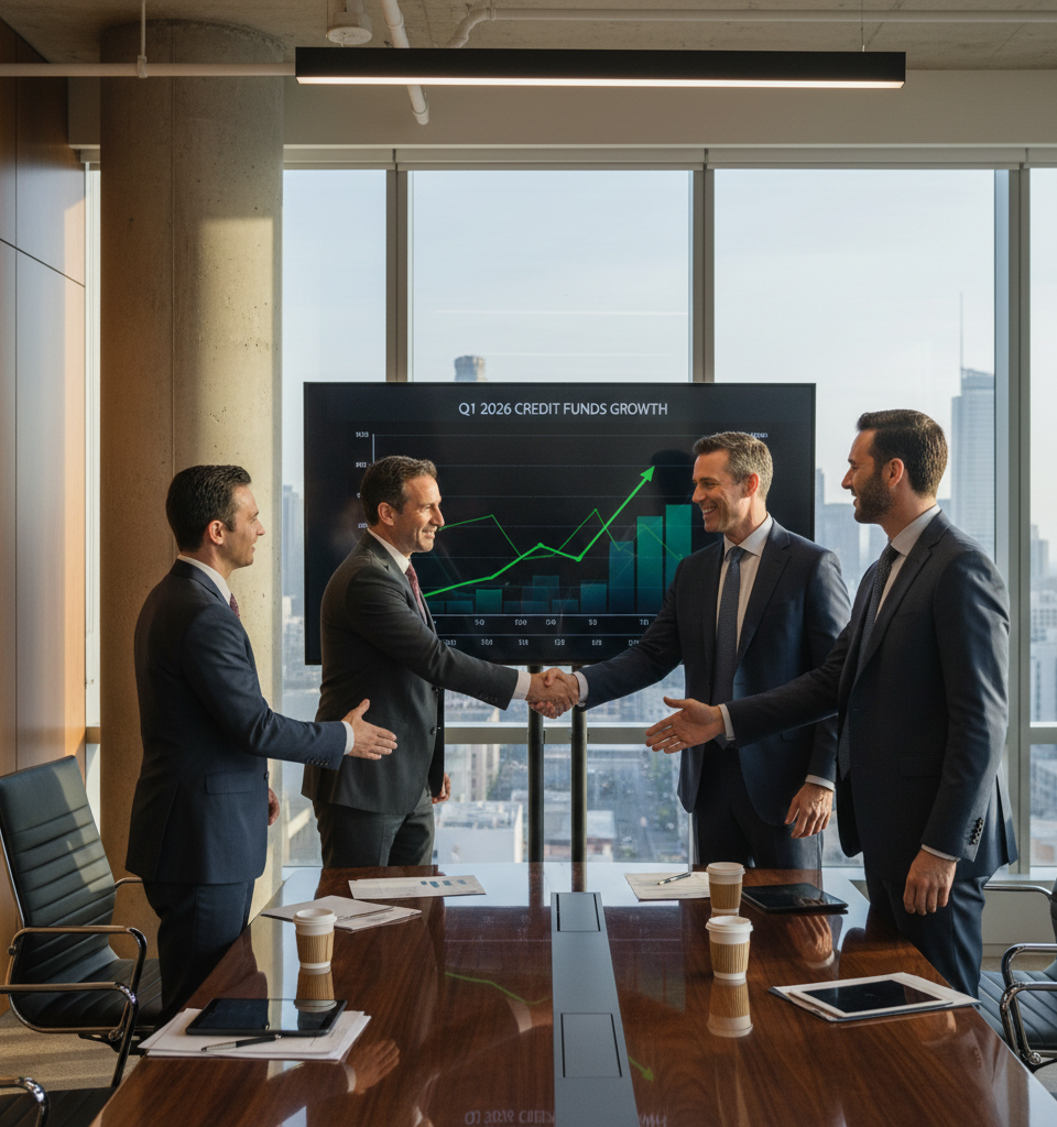 Ares Management Amplifies Credit Funds in Q1 2026 Amidst Shifting Market Dynamics — AI-generated illustration
