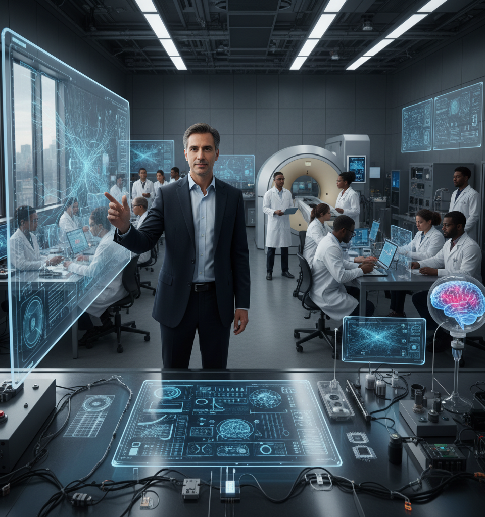 ARIA Unveils Ambitious Bid to Revolutionize Neurological Medicine with Brain Interface Tech — AI-generated illustration
