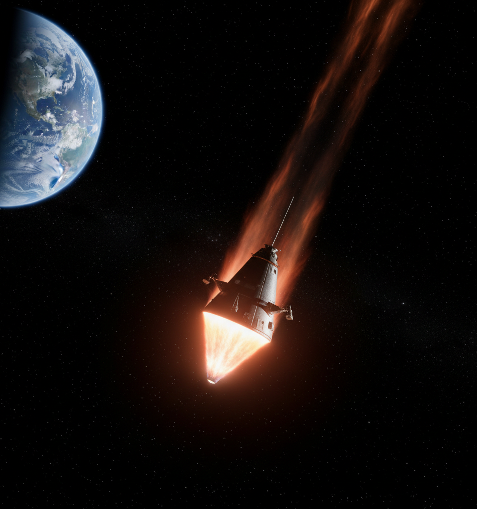 Artemis II: The Perilous Earth Return - A Critical Test for Orion's Heat Shield — AI-generated illustration