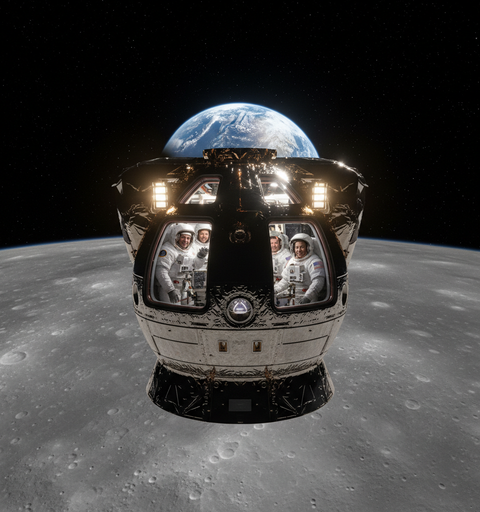 Artemis III: Humanity's Deepest Space Journey Sparkles Awe, Signals New Era of Lunar Ambition — AI-generated illustration