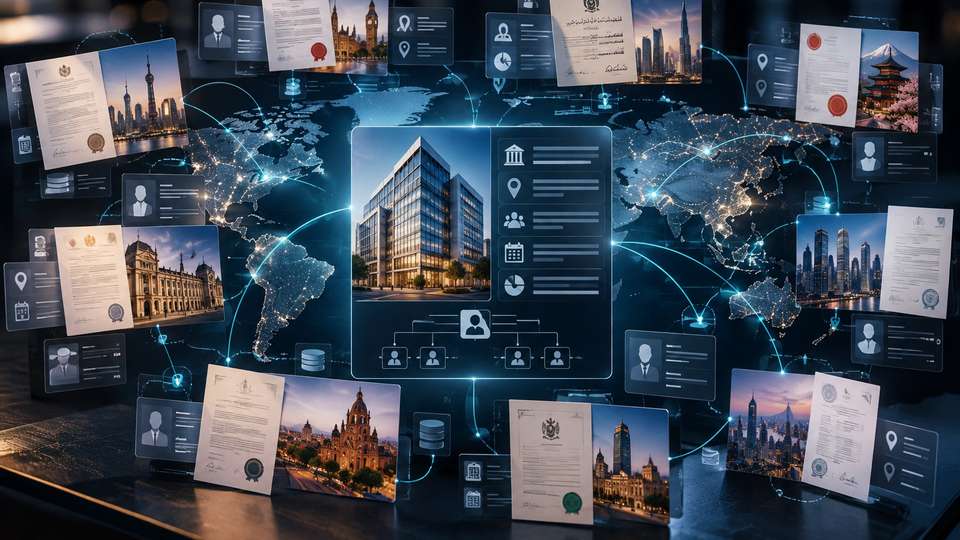 The cross-border company record breaks before the database does — AI-generated illustration