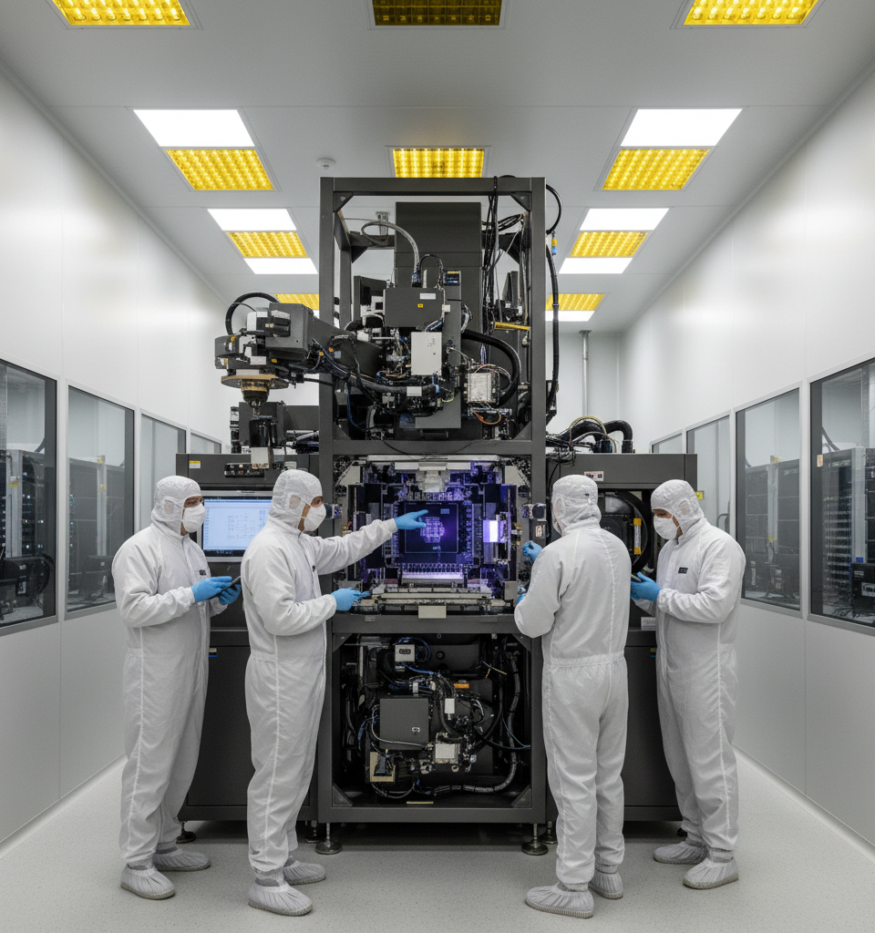 ASML: The Unseen Giant Powering AI's Trillion-Dollar Ambition — AI-generated illustration