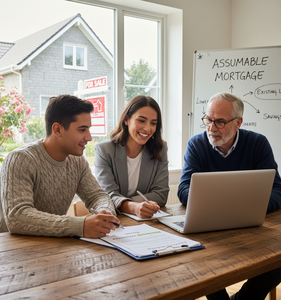 Assumable Mortgages Resurface: A Hidden Strategy for Savvy Homebuyers Amidst High Rates — AI-generated illustration