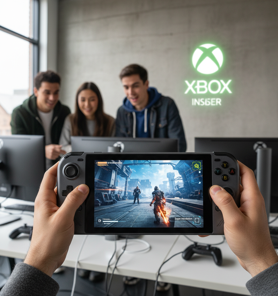 ASUS ROG Ally X Unleashes Auto Super Resolution; Xbox Insiders Get Early Access to Performance Boost — AI-generated illustration