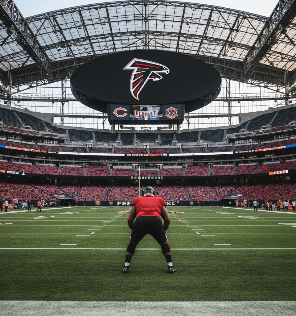 Atlanta Falcons Acquire Defensive Tackle Gervon Dexter Sr. from Chicago Bears — AI-generated illustration