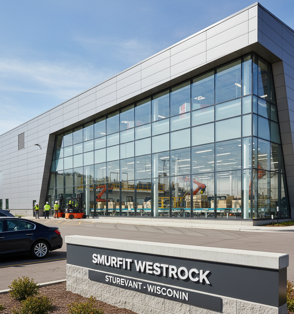 Automation Revolutionizes Packaging: Smurfit WestRock's Wisconsin 'Superplant' Leads the Way — AI-generated illustration