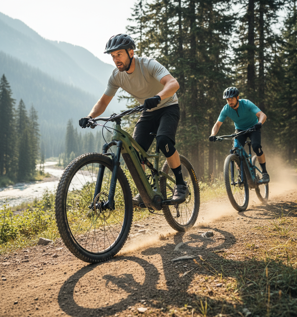 Aventon Current ADV Electric Mountain Bike Review: Feels Just Like the Real Thing — AI-generated illustration