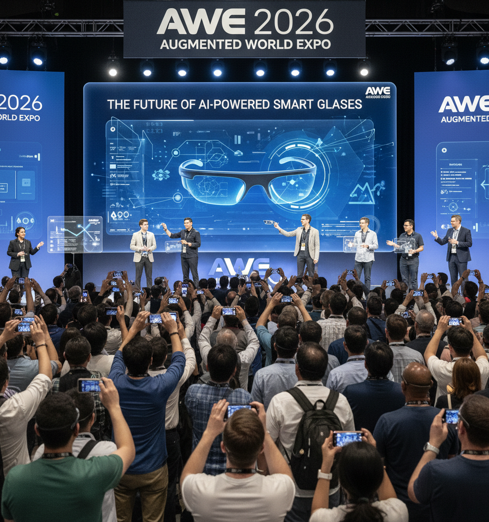AWE 2026 Set to Unveil the Future of AI-Powered Smart Glasses — AI-generated illustration