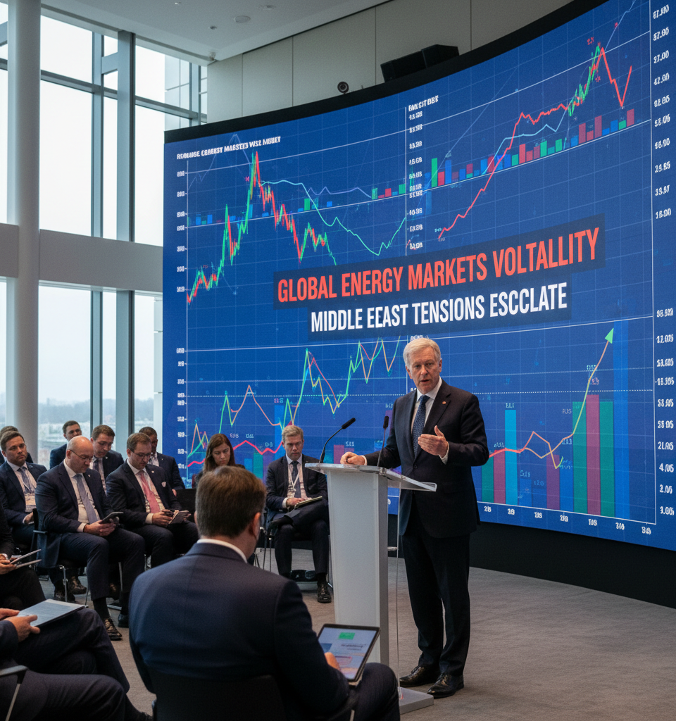 Bank of England Governor Cautions on 'Very Big Energy Shock' Amid Escalating Middle East Tensions — AI-generated illustration