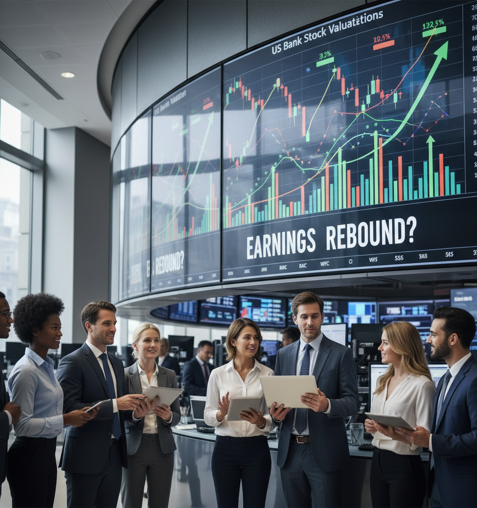 Bargain Hunt: Are Major US Bank Stocks Poised for an Earnings Season Rebound? — AI-generated illustration