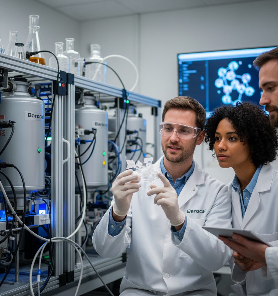 Barocal Unveils Game-Changing Plastic Crystal Refrigeration: A Sustainable Cooling Revolution? — AI-generated illustration