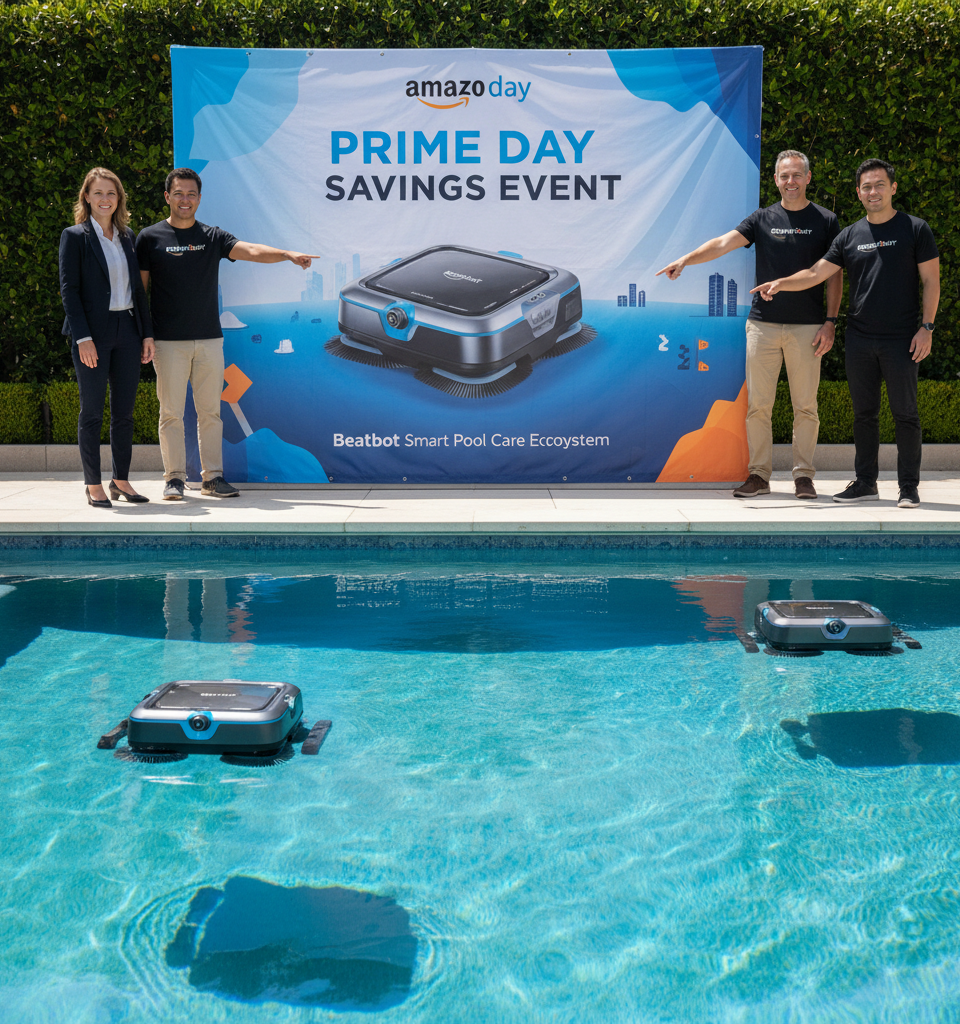 Beatbot's AI-Powered Pool Care Ecosystem to Offer Substantial Prime Day Savings — AI-generated illustration