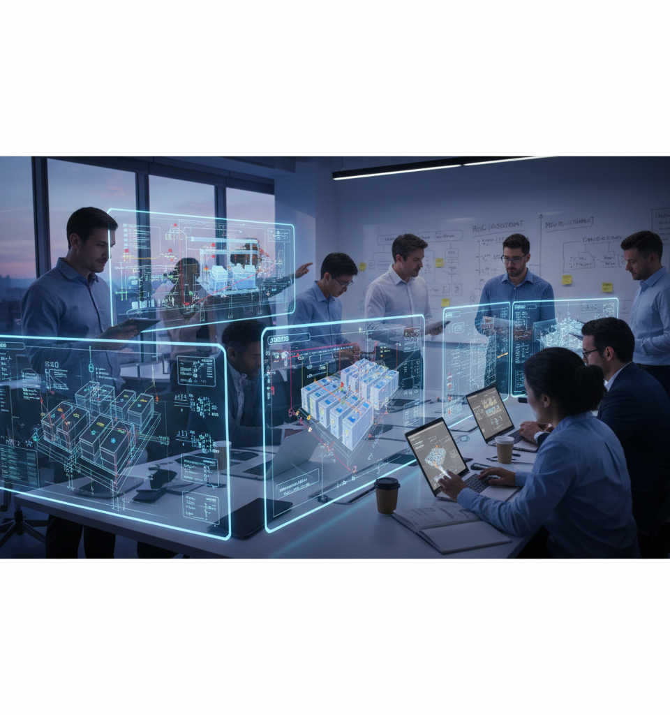BESS Integration: Critical Design and Risk Mitigation Considerations — AI-generated illustration