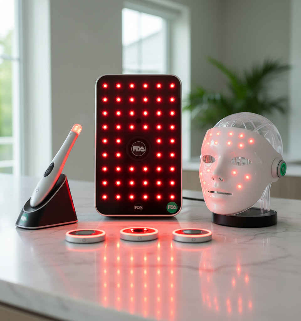 Best Red Light Therapy Devices of 2026, Tested and FDA-Cleared — AI-generated illustration