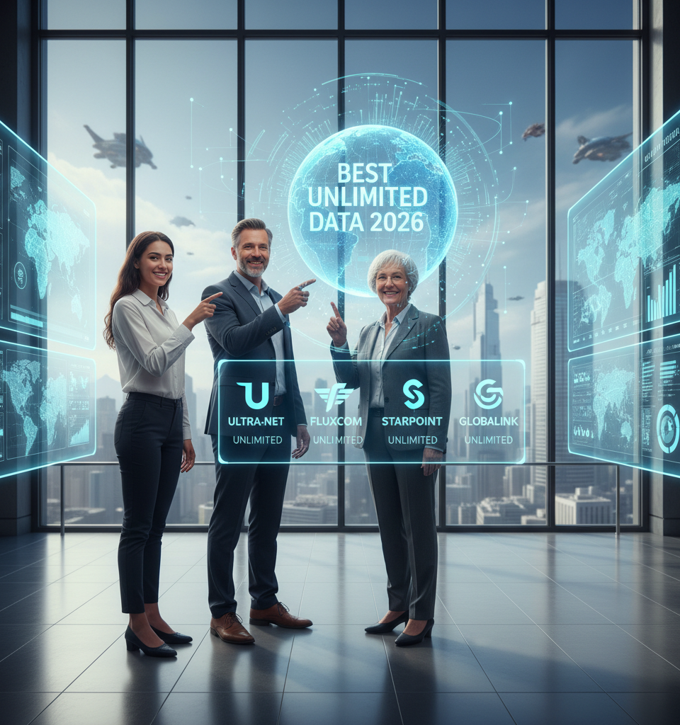 Best Unlimited Data Plans for 2026 — AI-generated illustration