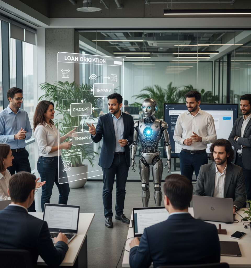 Better.com Bets on ChatGPT to Revolutionize Loan Origination with 'Tinman' AI — AI-generated illustration