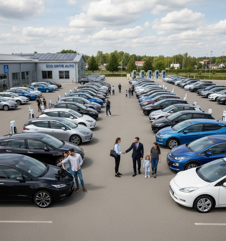 Beyond the Pump: Surging Demand for Used EVs Driven by More Than Fuel Costs — AI-generated illustration