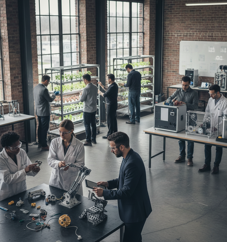 Beyond the Screen: VC Shifts Focus to Tangible Innovations in Next Tech Frontier — AI-generated illustration