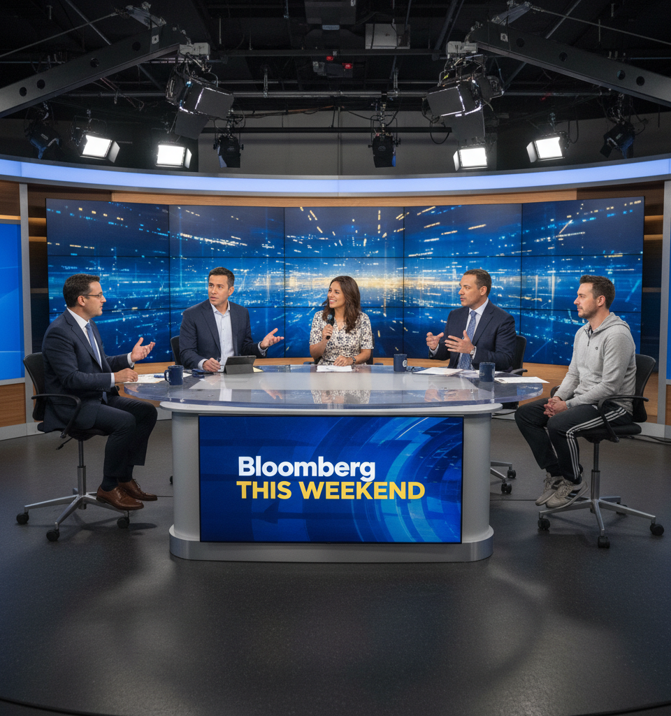 Bloomberg This Weekend: Geopolitics, Public Health, and Luxury Goods in Focus — AI-generated illustration