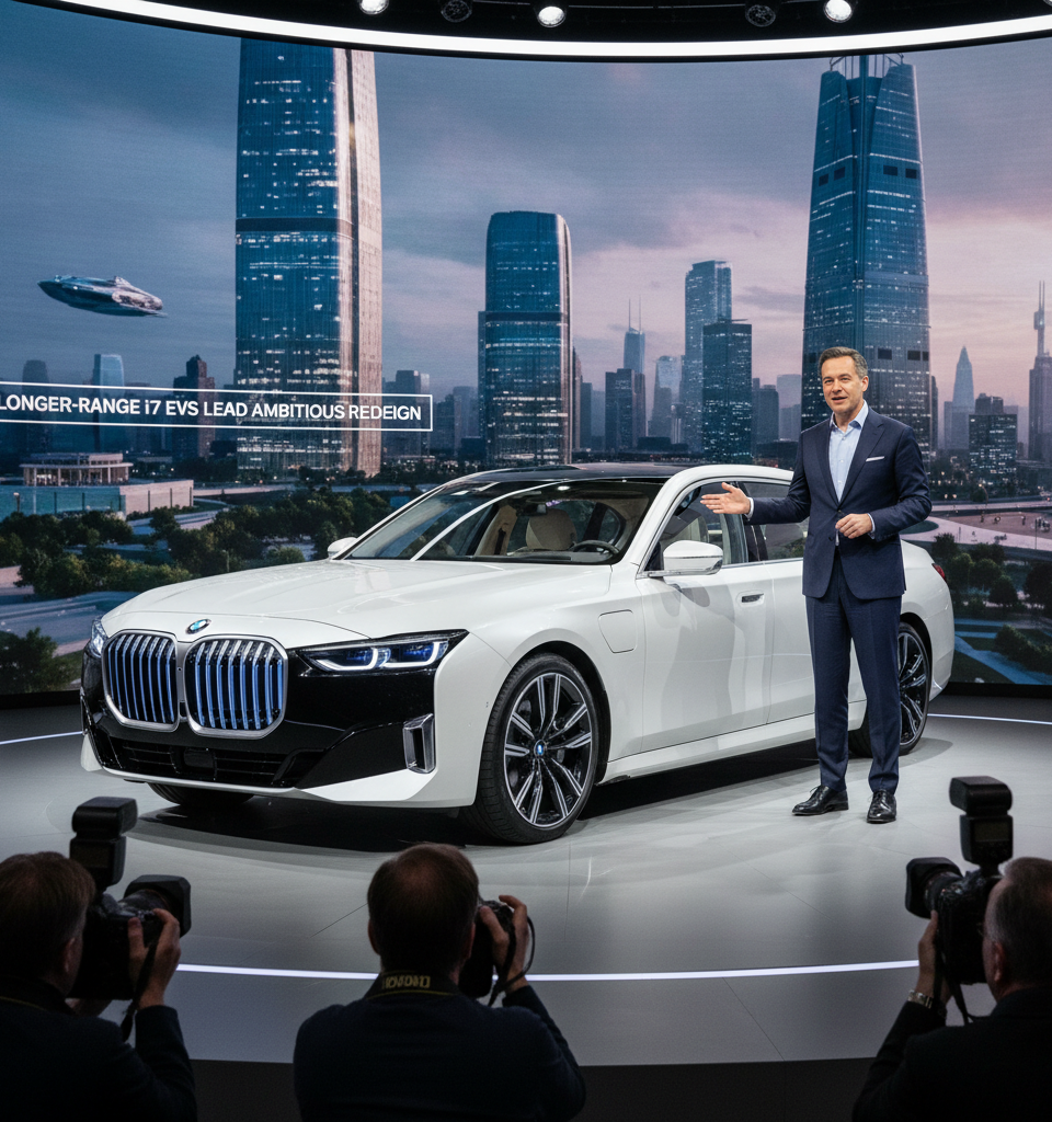 BMW Unveils "Neue Klasse" 7-Series for 2027: Longer-Range i7 EVs Lead Ambitious Redesign — AI-generated illustration