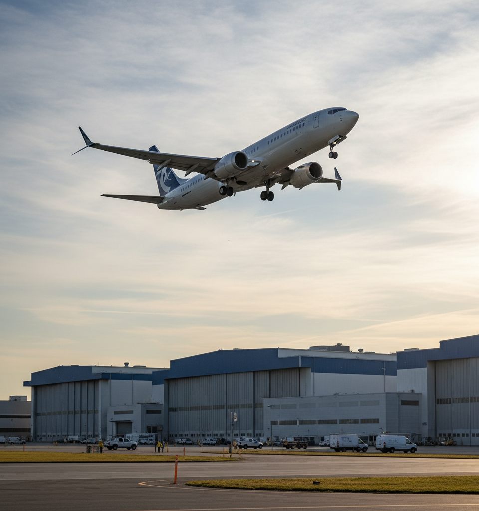 Boeing's Q2 Momentum Continues with $24.6B Revenue, Strong Cash Flow Projections — AI-generated illustration