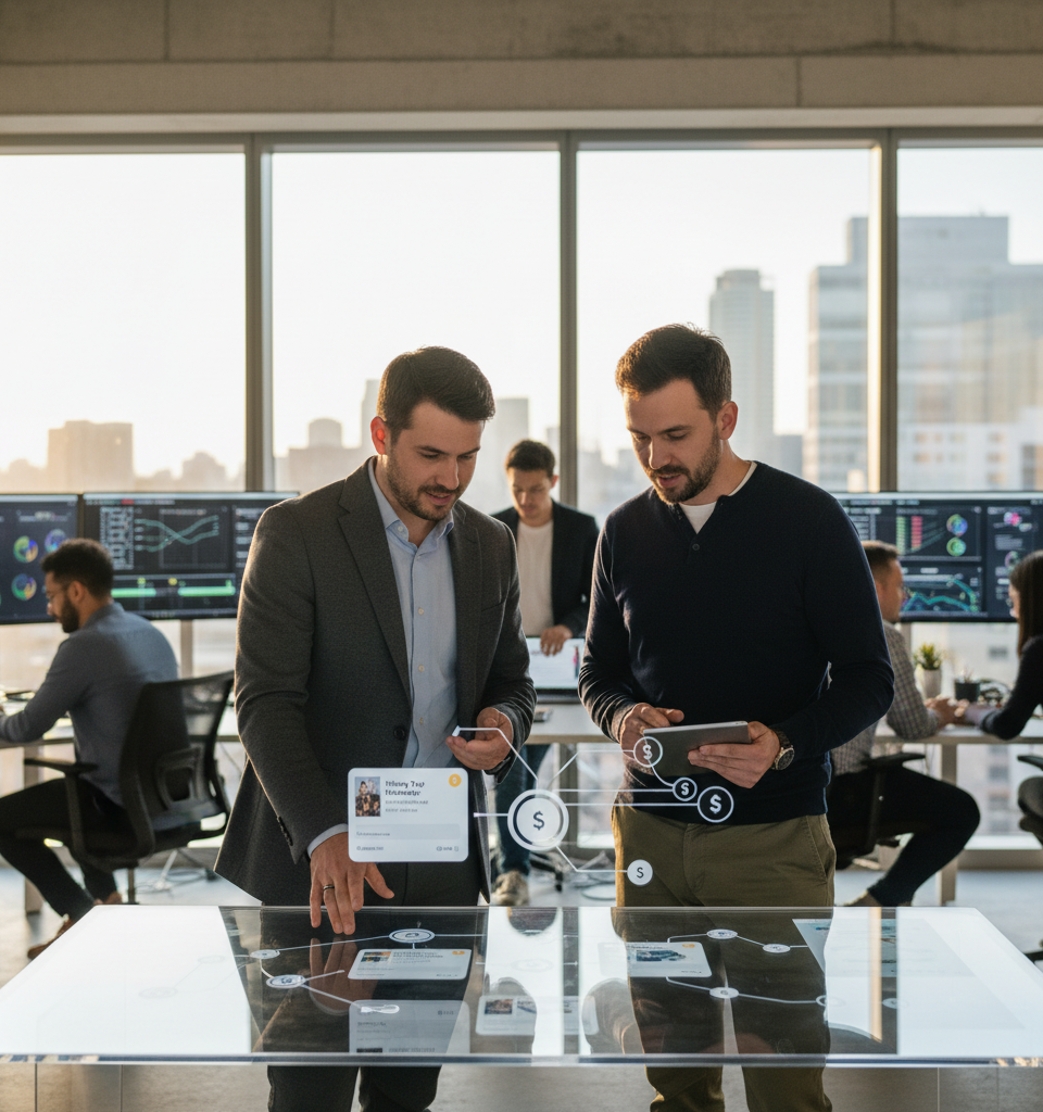 Bond Aims to Revolutionize Social Media with AI-Powered 'Post-Feed' Experience and Memory Monetization — AI-generated illustration