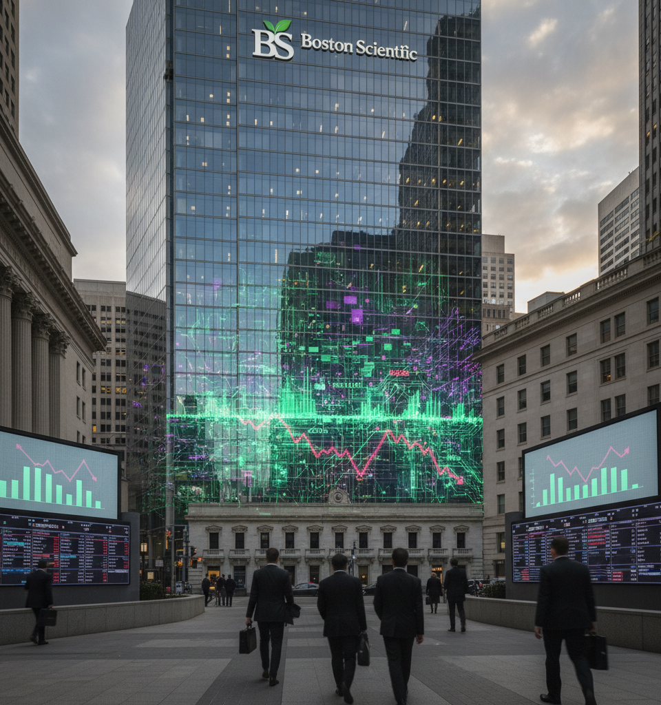 Boston Scientific Cyberattack: 2026 Sales & Profit Forecasts Unlikely to Be Met — AI-generated illustration
