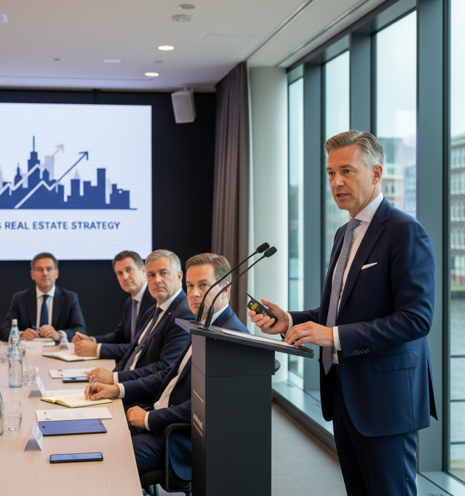 Bouwinvest Defies Volatility, Maintains US Real Estate Bet Amid 'Peak AUM' Fears — AI-generated illustration