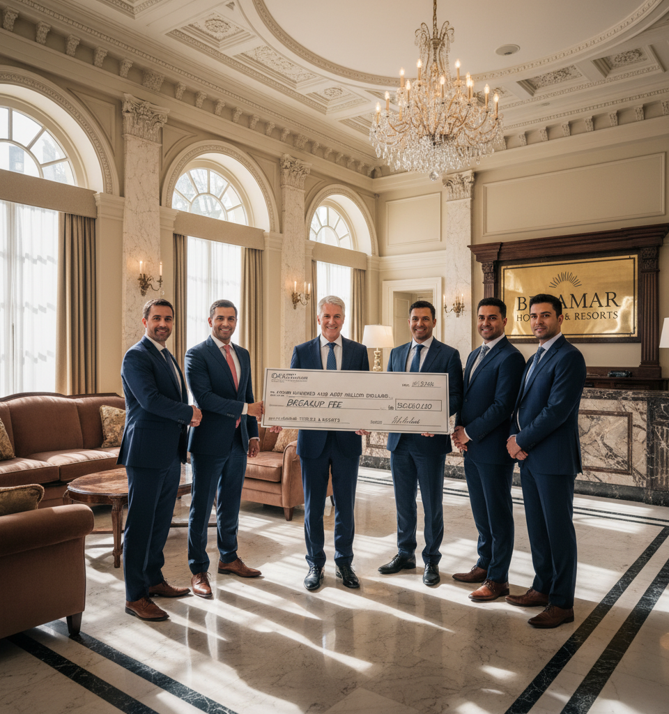 Braemar Hotels & Resorts to Go Independent, Monty Bennett to Receive $480M Breakup Fee — AI-generated illustration