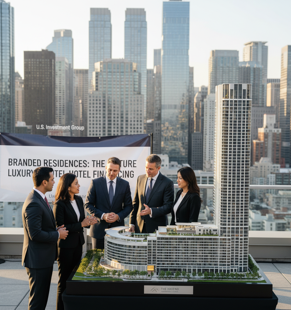 Branded Residences Emerge as Essential for U.S. Luxury Hotel Financing — AI-generated illustration