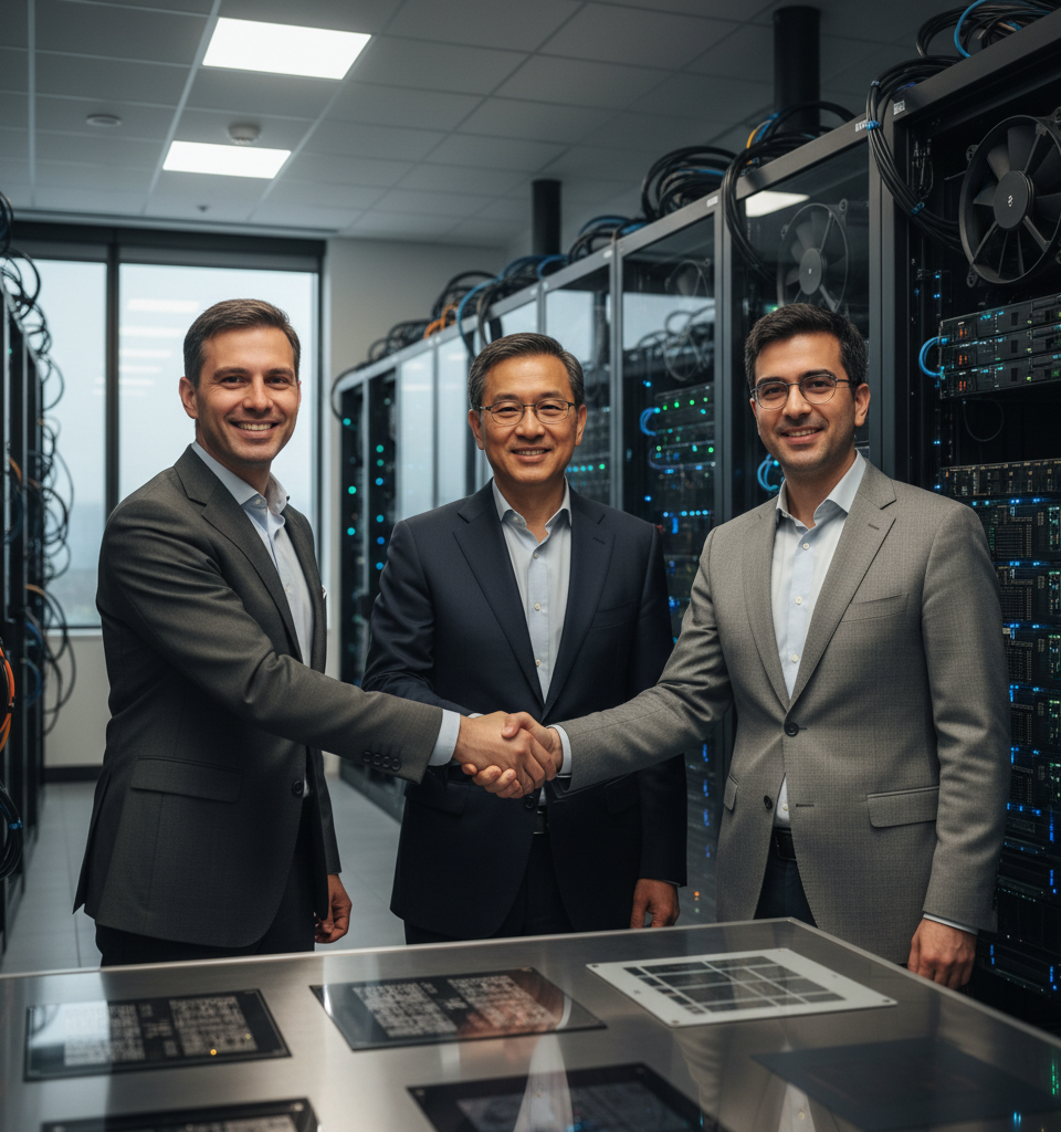 Broadcom Solidifies AI Dominance with Expanded Google, Anthropic Chip Deals — AI-generated illustration