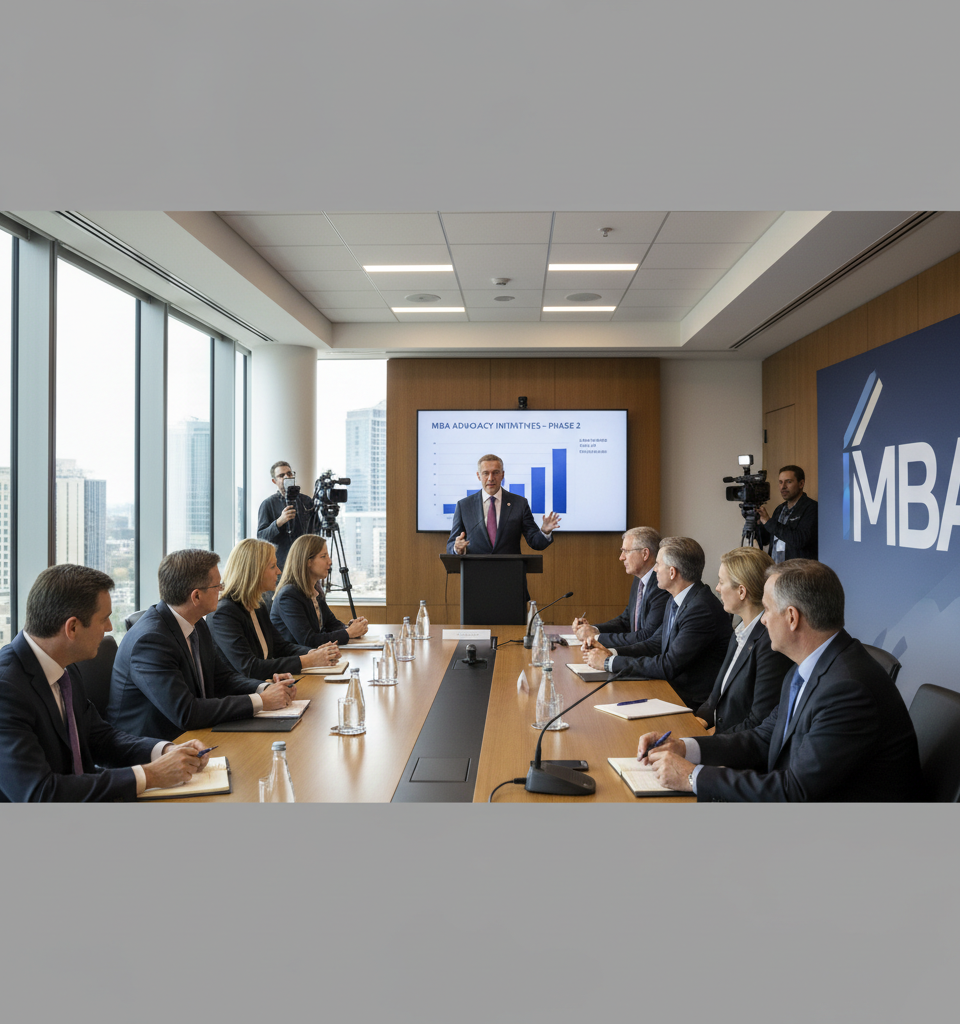 Broeksmit outlines next steps as MBA ramps up advocacy efforts — AI-generated illustration