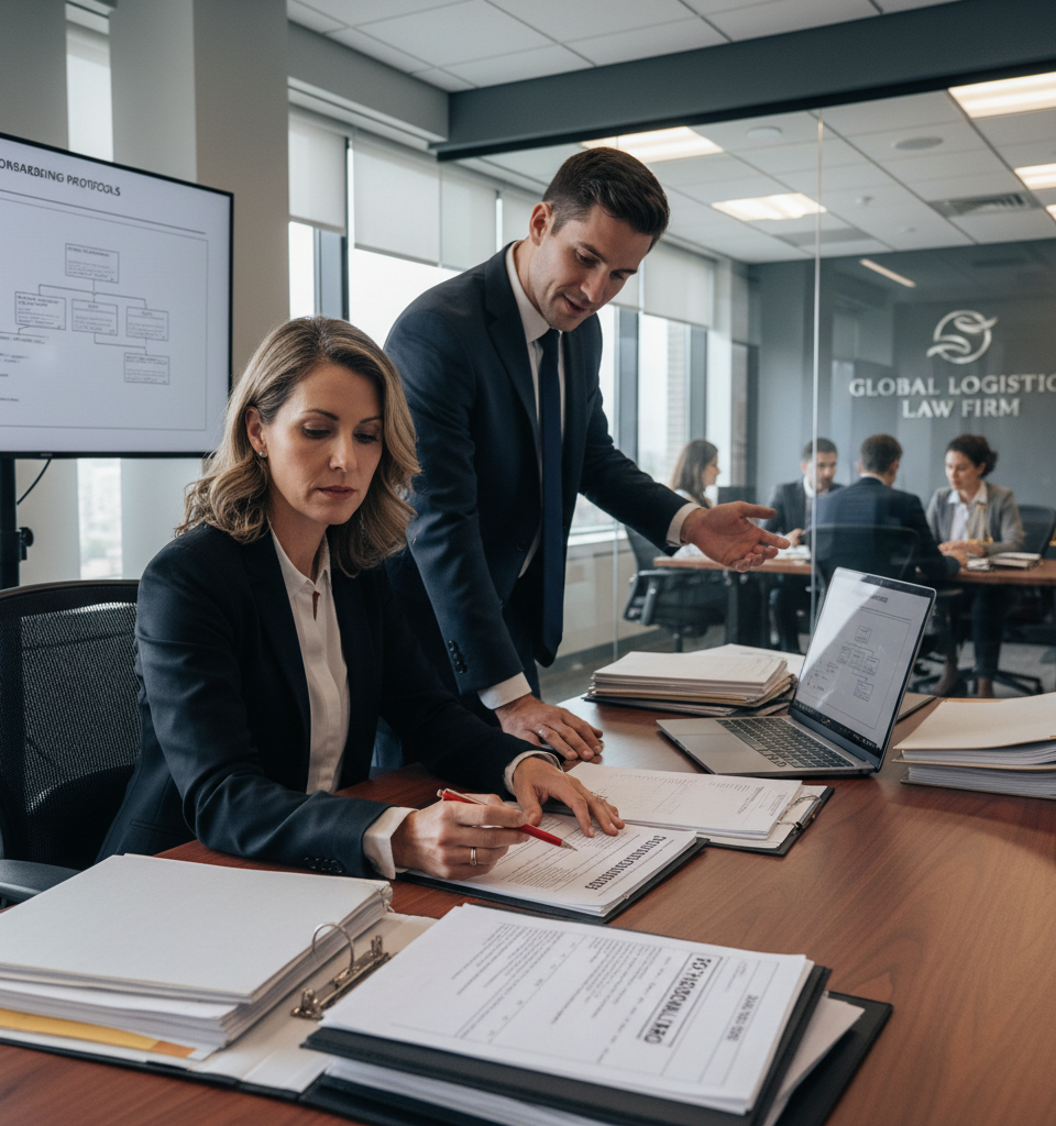 Broker Diligence Under Scrutiny: The Post-Montgomery Standard for Carrier Onboarding — AI-generated illustration