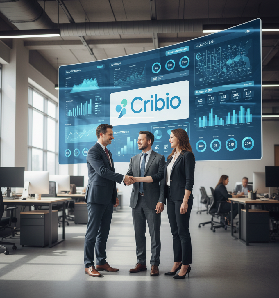 Broker Public Portal Integrates RPR Valuation Data into Cribio, Enhancing Real Estate Insights — AI-generated illustration