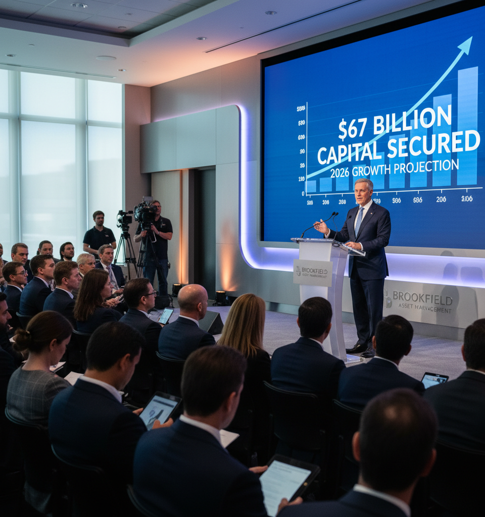 Brookfield Asset Management Secures $67 Billion in Capital, Eyes Strong 2026 Growth — AI-generated illustration