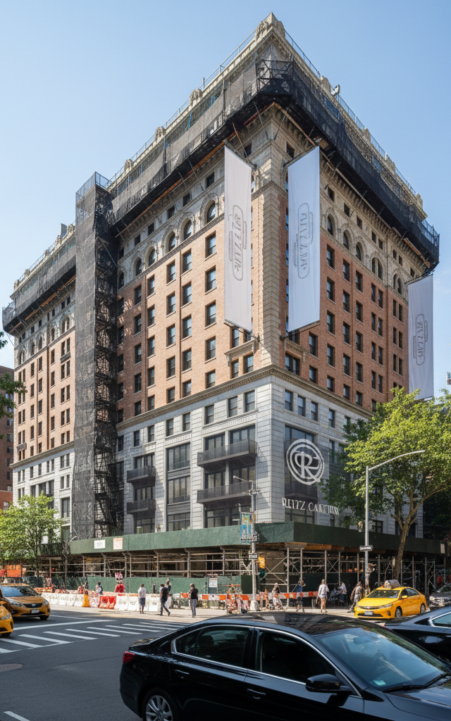 Brooklyn's Historic Hotel Bossert Set for Transformation into Ritz-Carlton Luxury Residences — AI-generated illustration