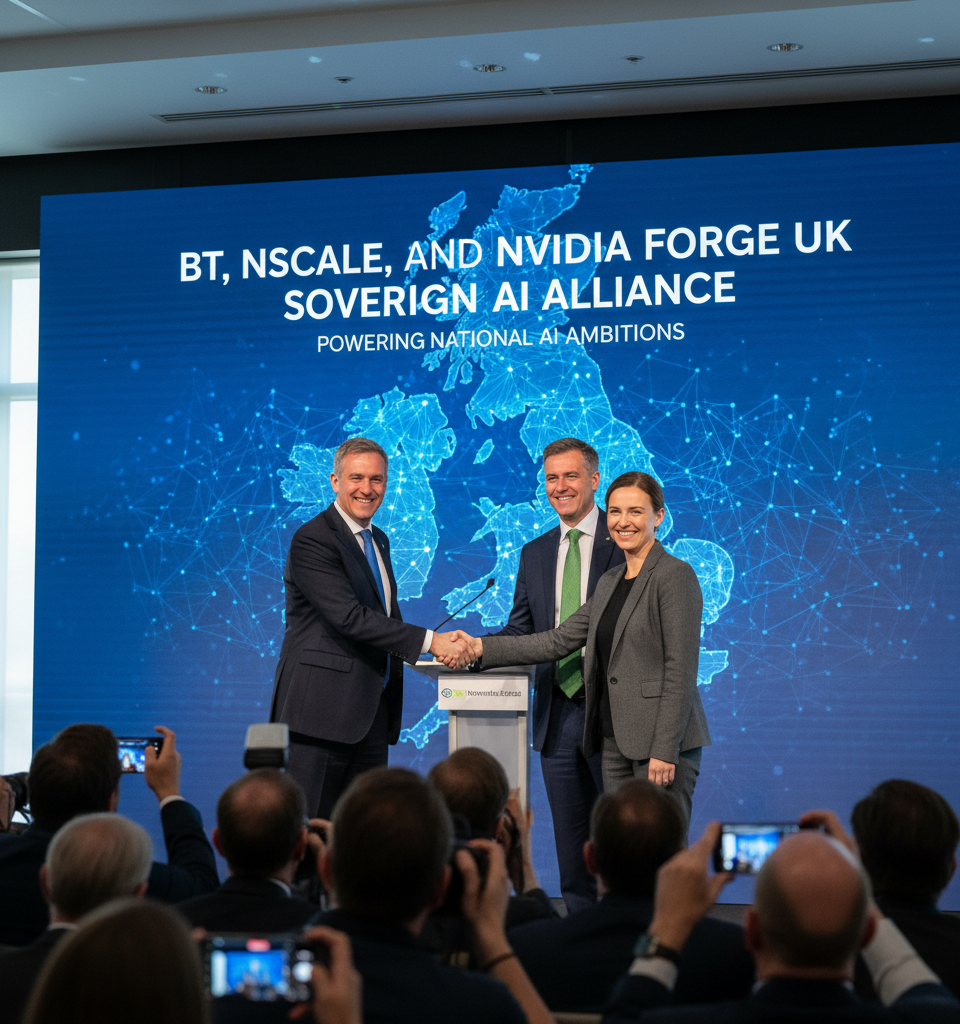 BT, Nscale, and Nvidia Forge UK Sovereign AI Alliance: Powering National AI Ambitions — AI-generated illustration