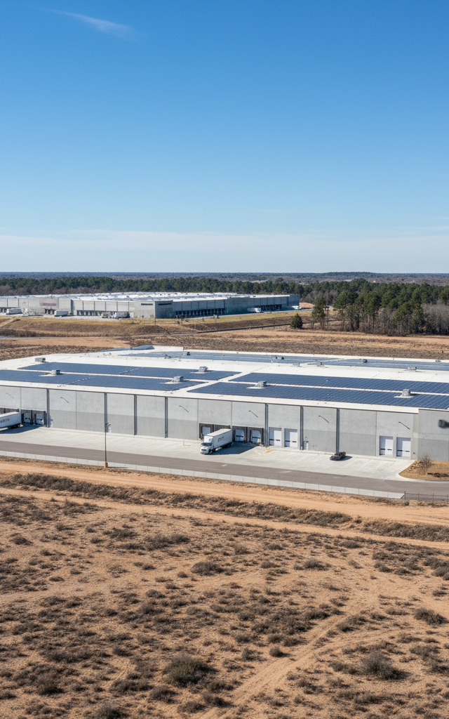 Burlington Plans On-Site Solar Expansion Across Distribution Network — AI-generated illustration