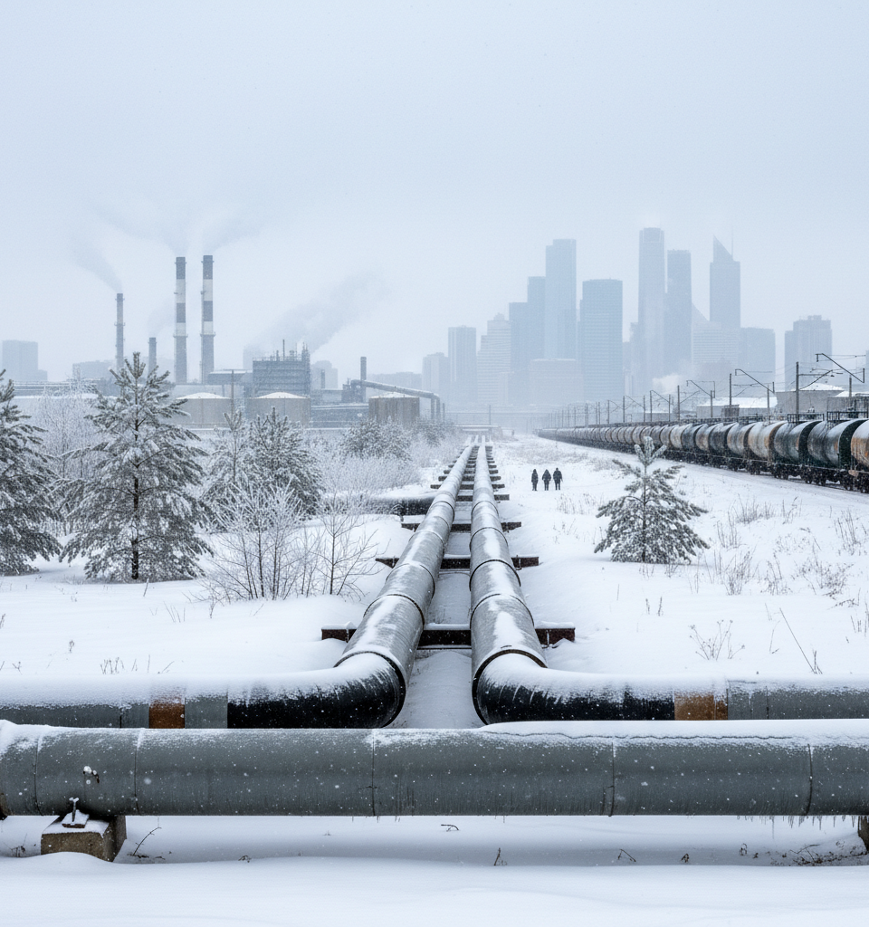 Canada Trade Deficit Driven by Discounted Crude for Midwest Refineries — AI-generated illustration