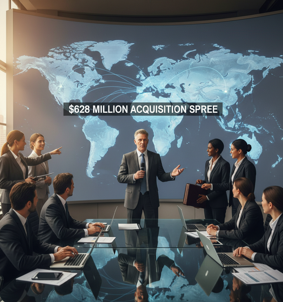 CareTrust REIT Embarks on $628 Million Transcontinental Acquisition Spree — AI-generated illustration