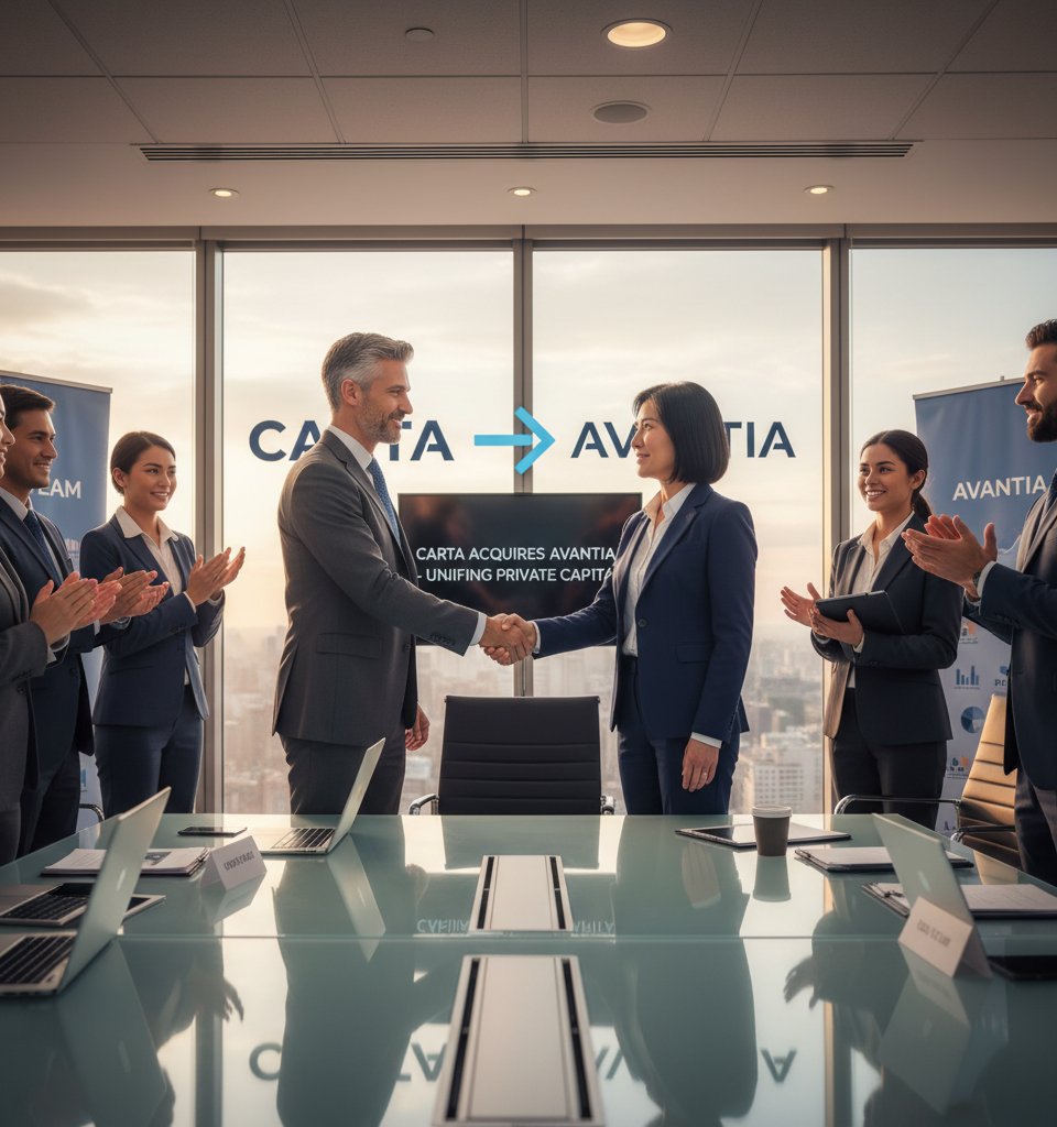 Carta Expands Empire, Acquires Legal Firm Avantia to Unify Private Capital Operations — AI-generated illustration