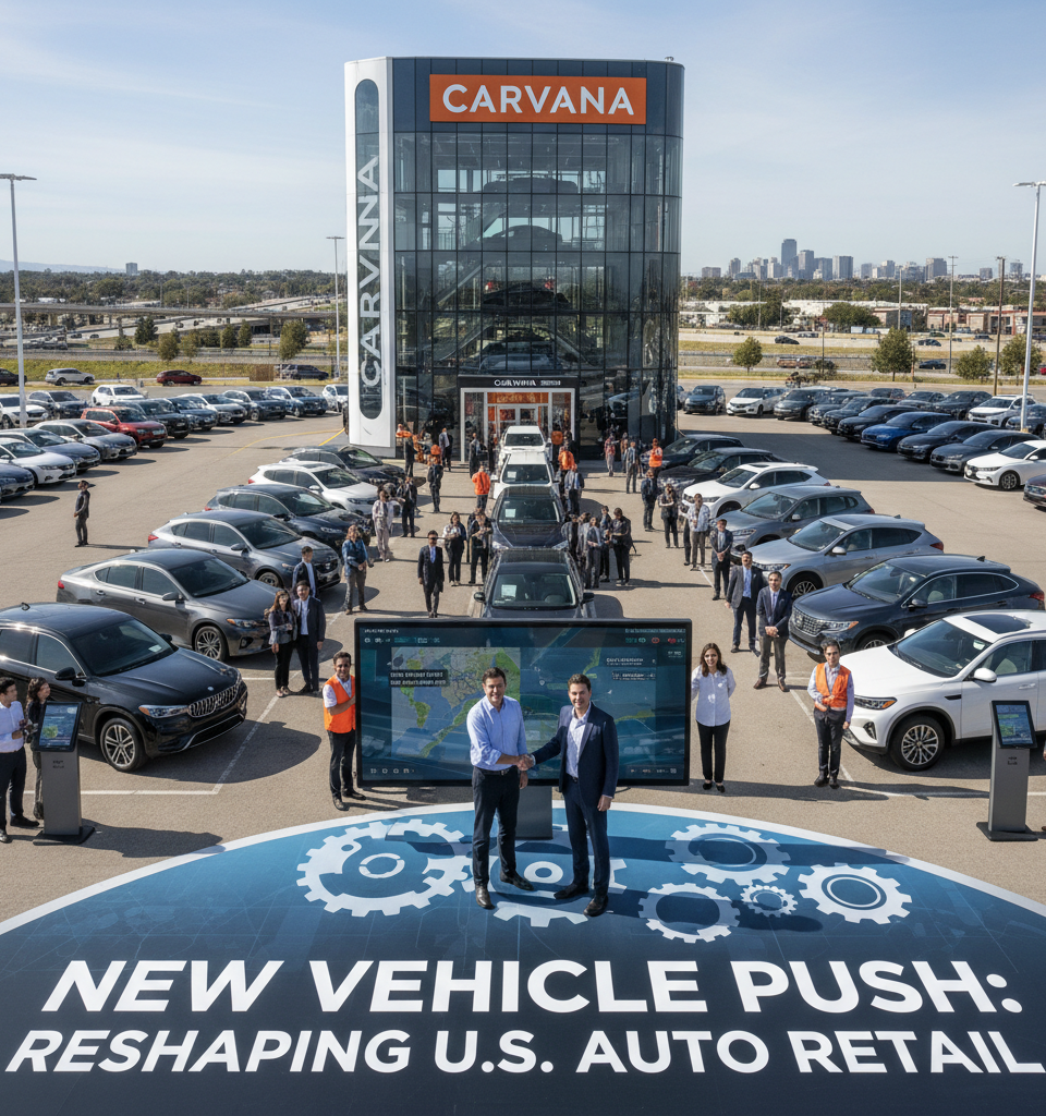 Carvana's New Vehicle Push: A Potential Reshaping of U.S. Auto Retail — AI-generated illustration