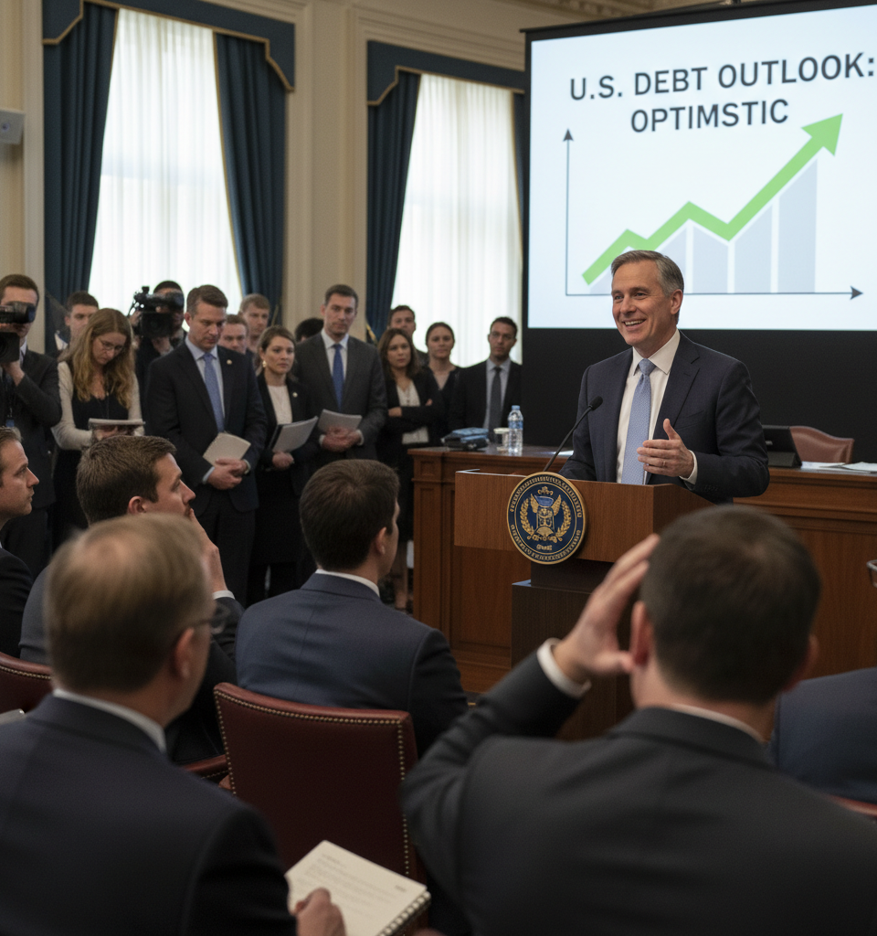 CBO Director Strikes Optimistic Tone on U.S. Debt Trajectory, Defying 'Scolding Narrative' — AI-generated illustration