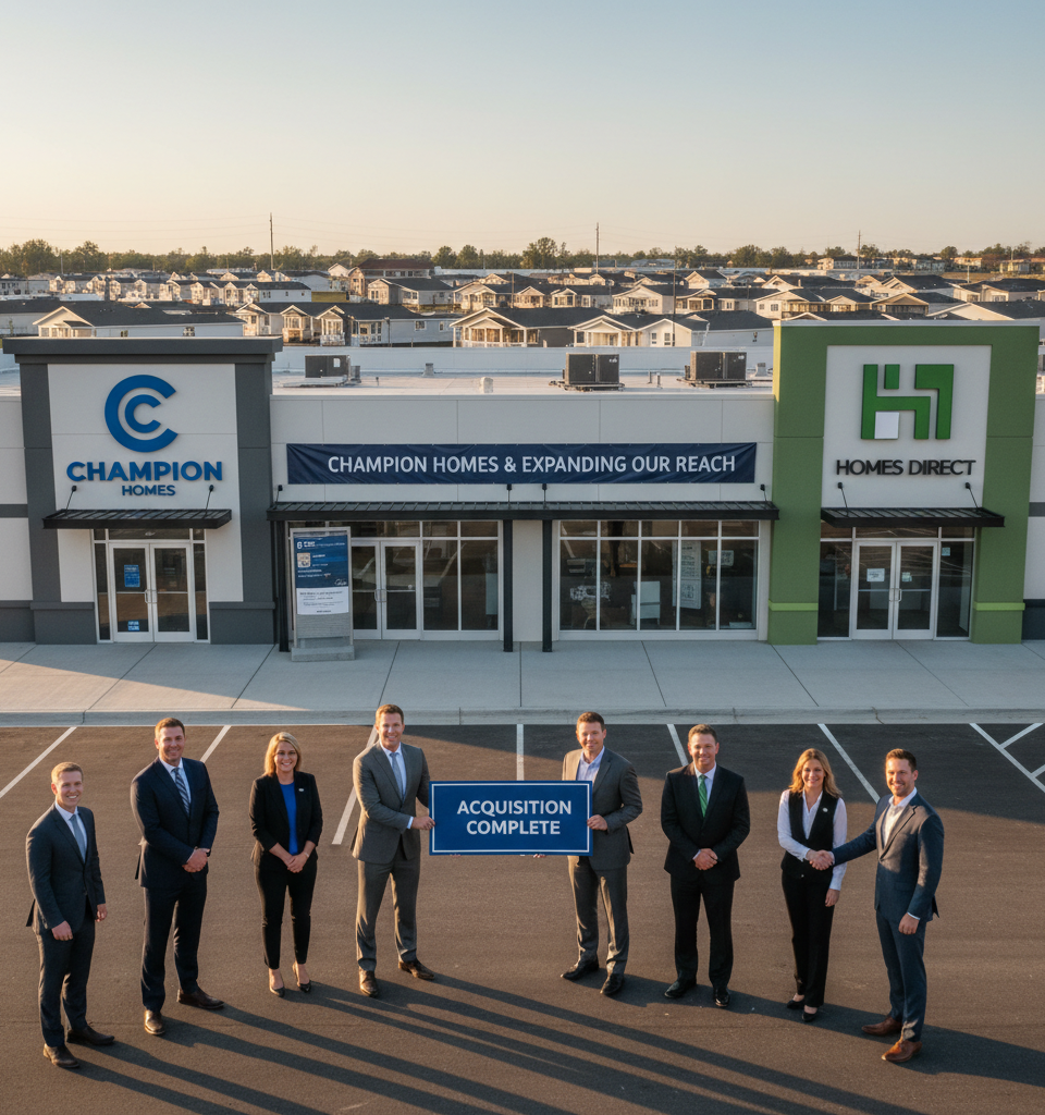 Champion Homes Set to Expand Retail Footprint with Acquisition of Homes Direct — AI-generated illustration